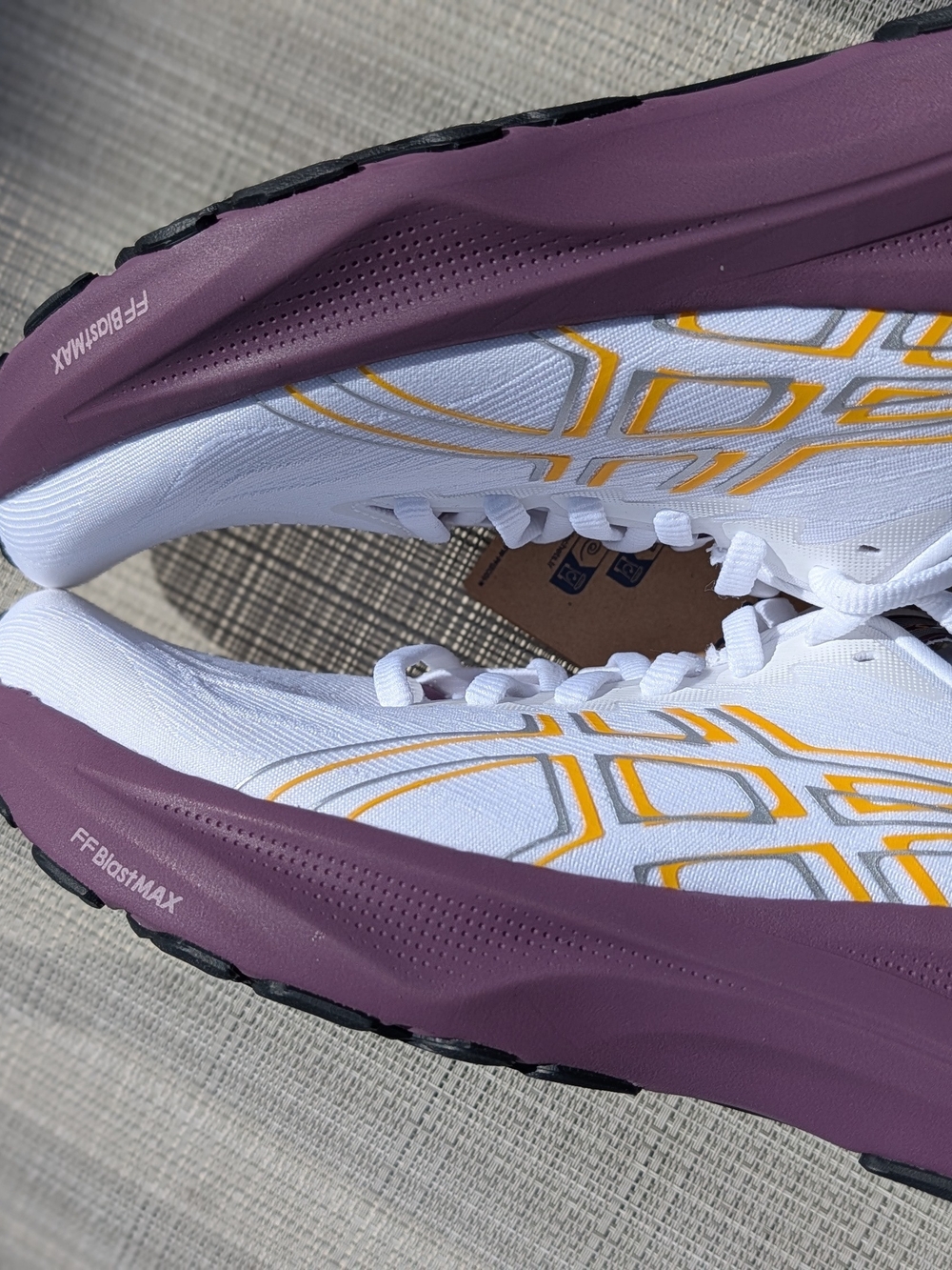 ASICS GT-2000 14 Womens 8.5 White Purple Gold Running Shoes New No Box - Picture 11 of 13